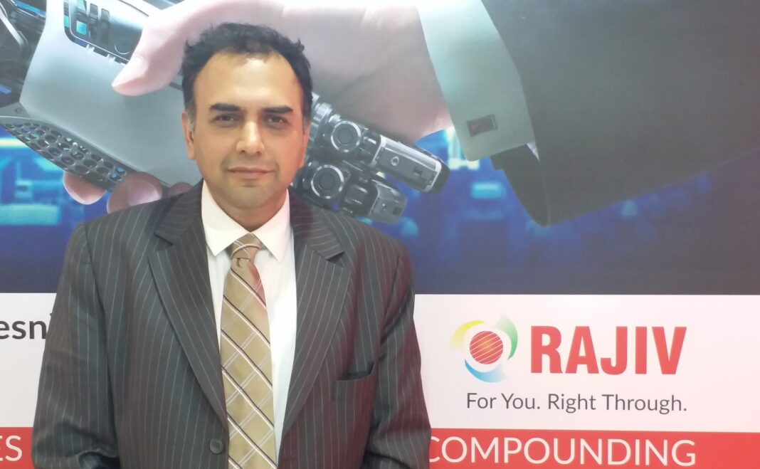 Pic of Hemant Minocha, Director, Rajiv Plastic Industries New Surangi plant pic.