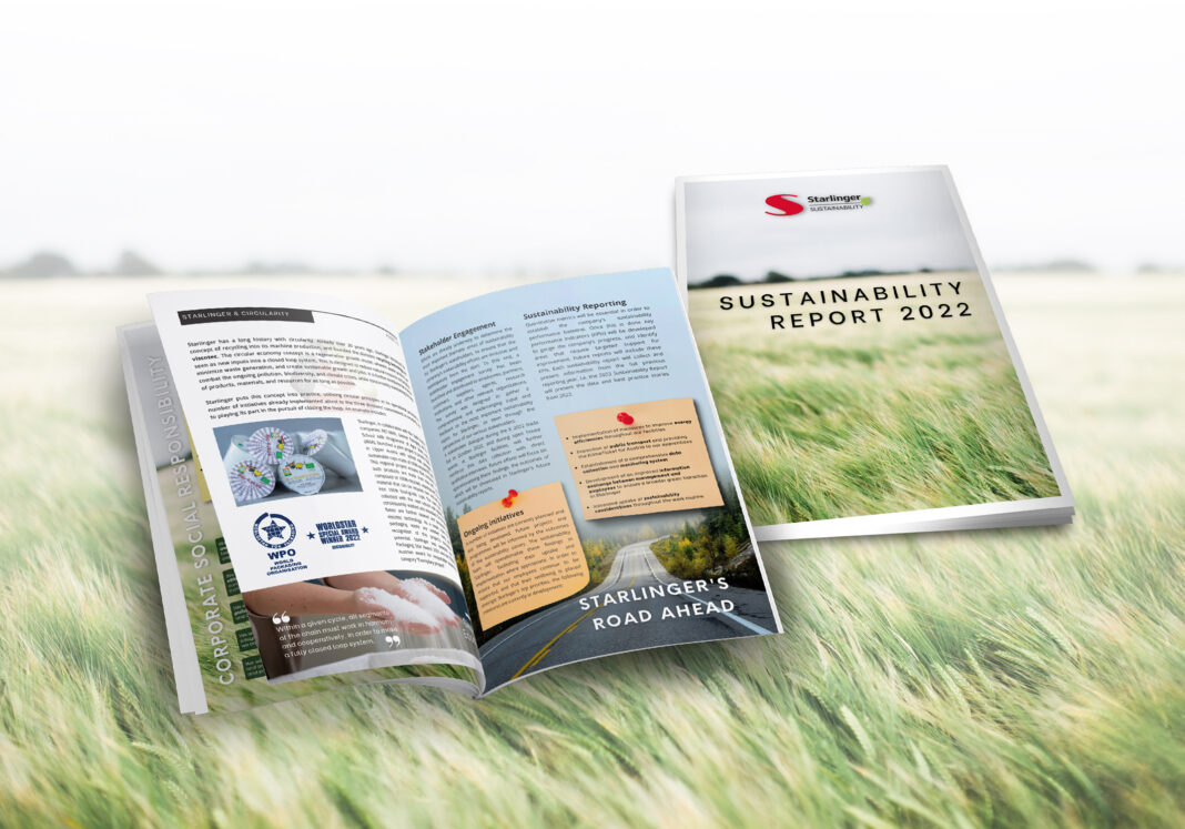 Starlinger Presents First Sustainability Report.