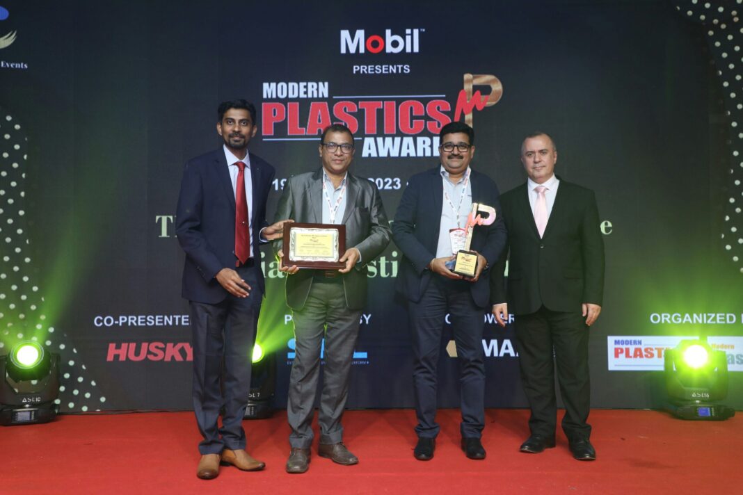 Electronica Plastic Machines Ltd. Takes Home the Prize for ‘Best Industrial Automation’ at The ‘Modern Plastics Awards’ Ceremony, 2023!
