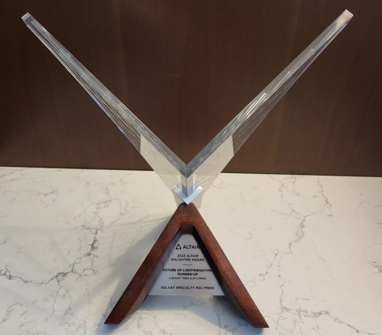 Solvay Named Runner-Up in ‘Future of Lightweighting’ of the 2023 Altair Enlighten Award