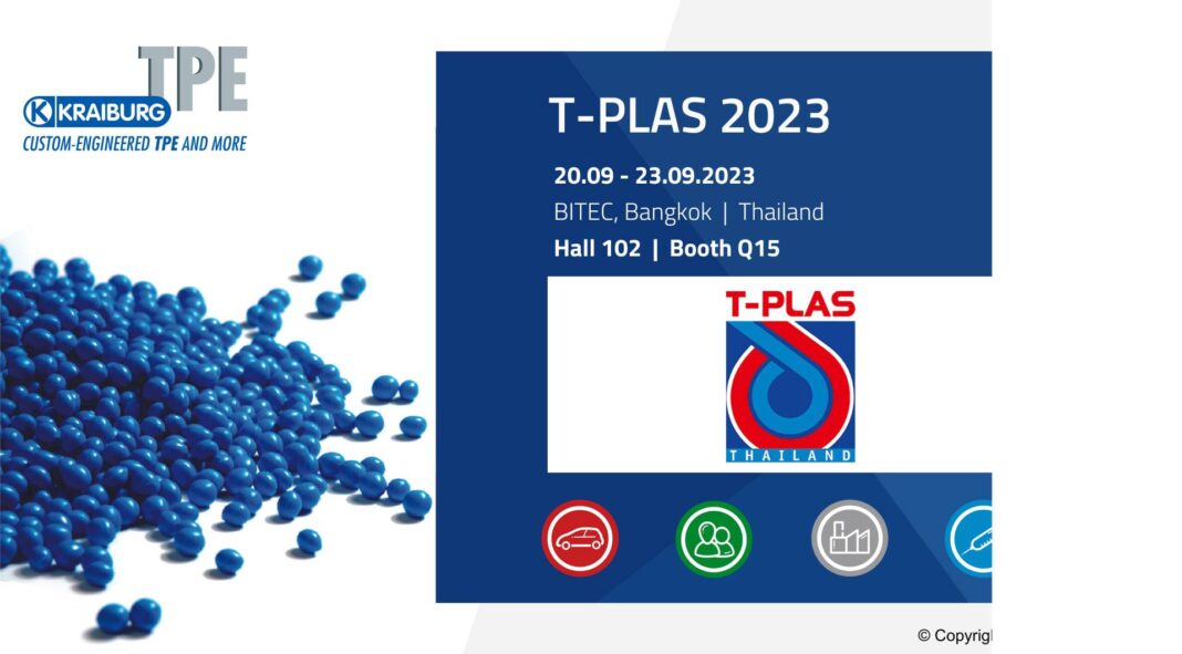 KRAIBURG TPE Targets Sustainable TPE and Innovative Automotive TPE Solutions at T-PLAS 2023.